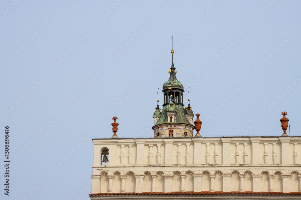 Fototapeta premium Tower of Chateau Hradek, Cesky Krumlov, Czechia