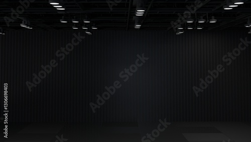 spotlight, black, light, empty, space, studio, interior, room, floor, dark, design, modern, show, bright, concept, blank, background, backdrop, decoration, stage, technology, wall, cement, shine, abst