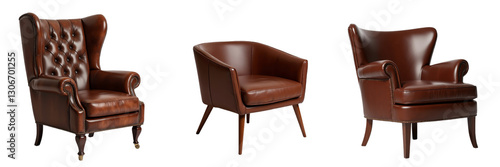 Brown Leather Chairs Showcase Classic Design and Comfort