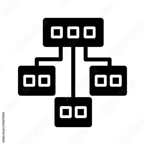 Network Virtualization Vector Icon