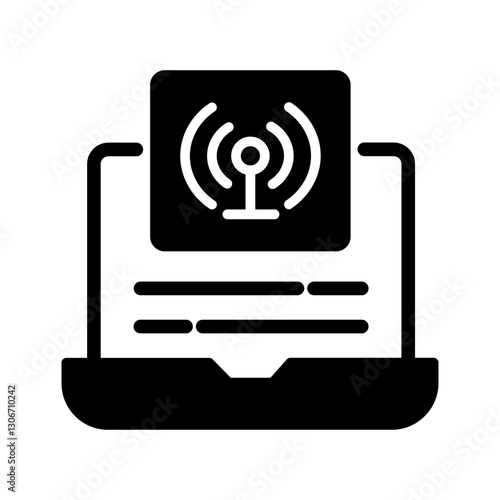 Intrusion Detection System Vector Icon