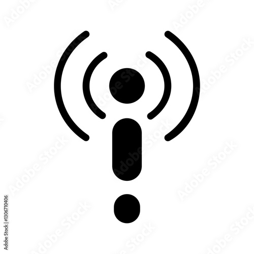 Network Troubleshooting Vector Icon