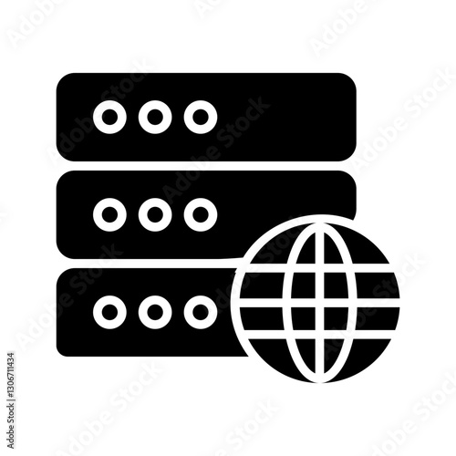 Web Hosting Vector Icon