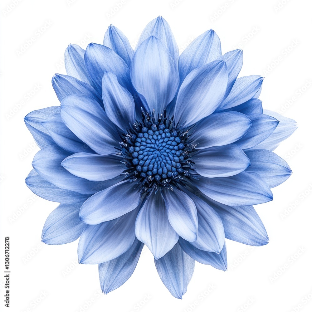 Fototapeta premium Vibrant blue flower close-up