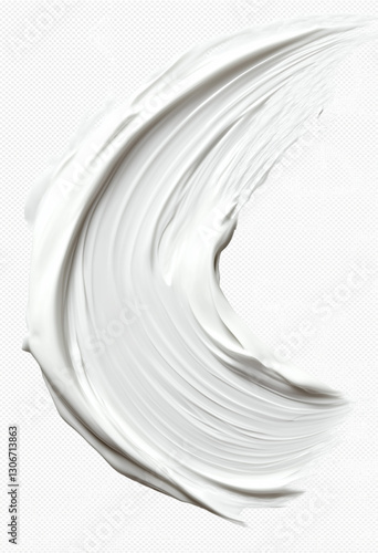 Close-Up of Smooth Cream or Cream Cheese with Rough Edges – Light Beige Color with Textured Surface – Minimalist, Focused Image Highlighting the Cream's Silky & Uneven Texture
