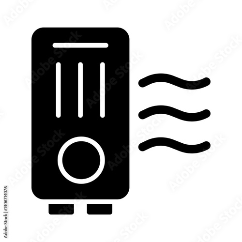 Portable Air Purifier Vector Icon