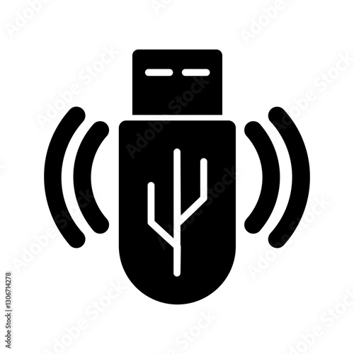 USB Flash Drive Vector Icon