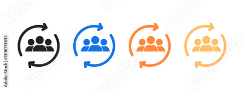 Synchronize user,refresh icons