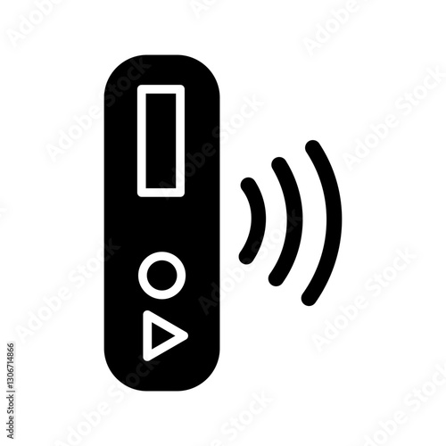 Digital Voice Recorder Vector Icon