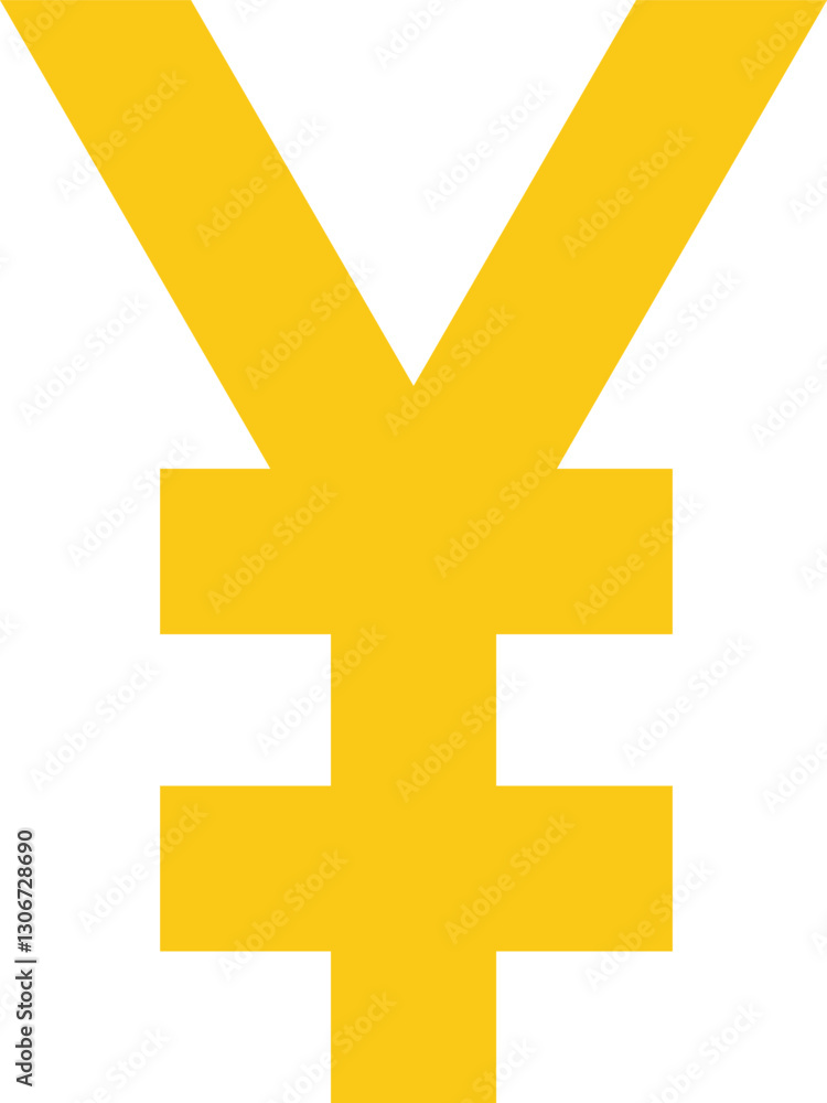 yen currency symbol flat web icon concept yen currency symbol flat web icon concept
