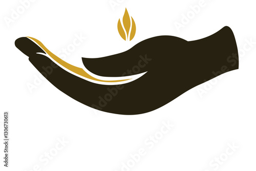 Business Logo Hand Icon Vector Illustration