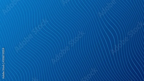 Abstract wavy lines. Seamless looping digital wave animation.