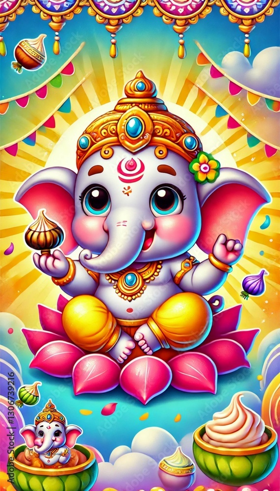 Fototapeta premium Vinayagar chaturthi