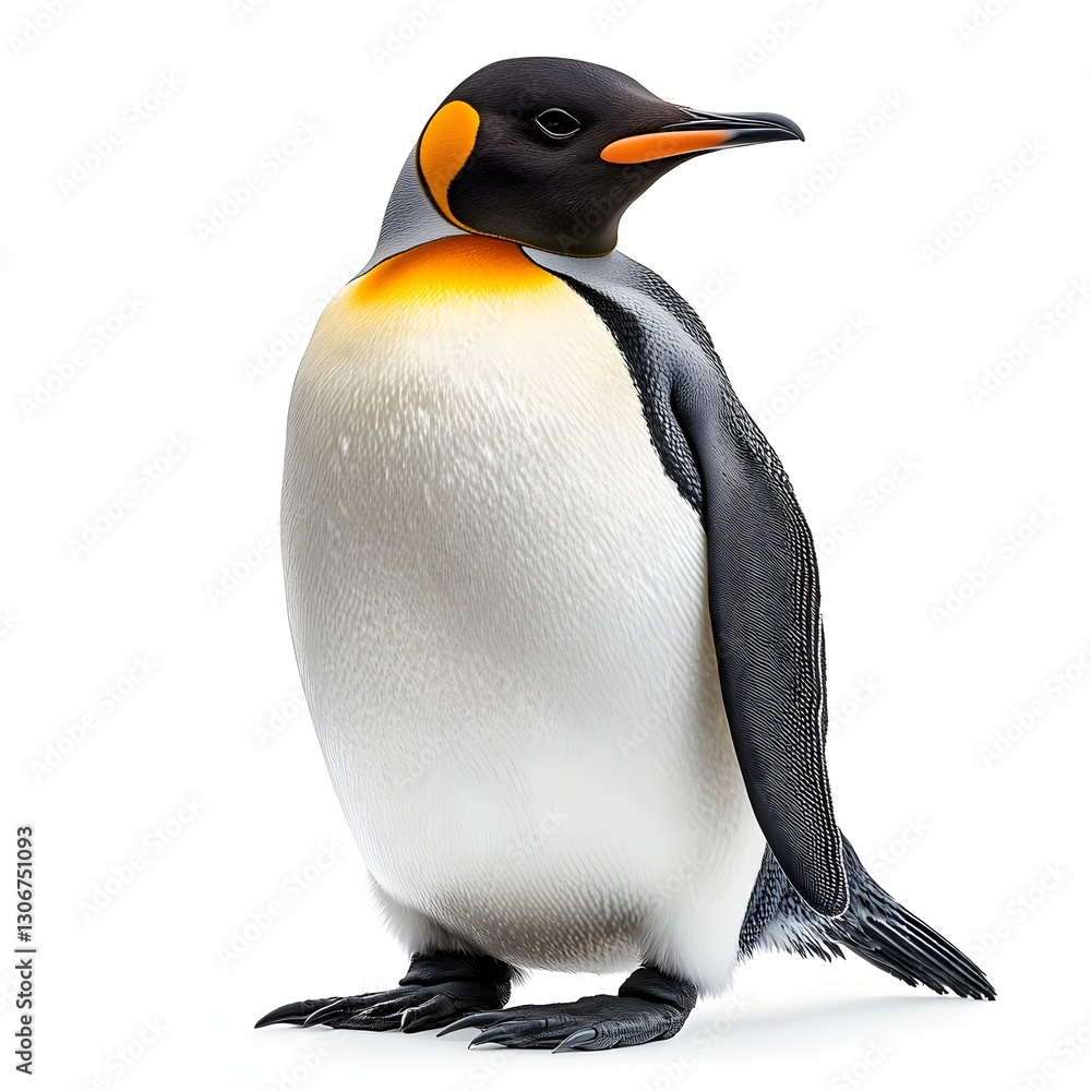 Fototapeta premium penguin isolated on white background