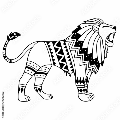 lion vector illustration