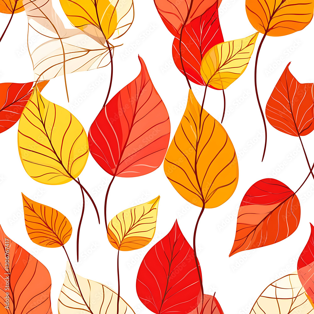 Obraz premium flowers and leaves in pictures illustrator2D