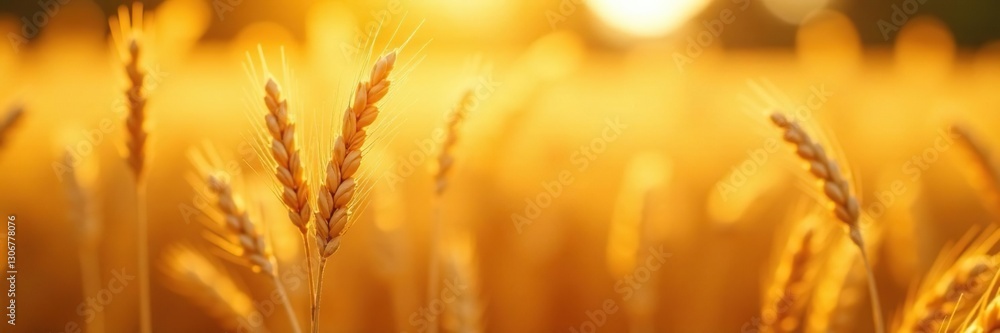 Golden wheat field with gentle grains, warm sunlight, soft focus, abstract, organic, field Golden wheat field with gentle grains, warm sunlight, soft focus, abstract, organic, field