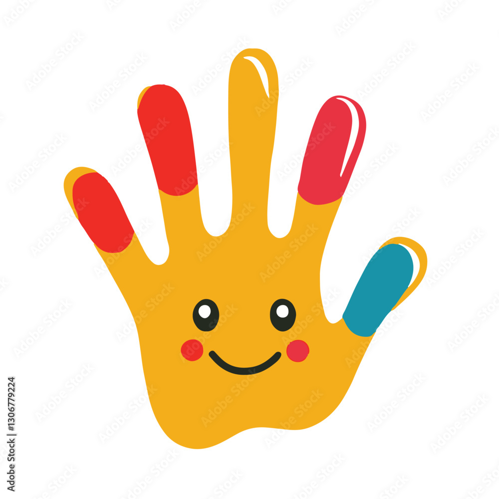 Logo of an outstretched hand with the middle finger Logo of an outstretched hand with the middle finger