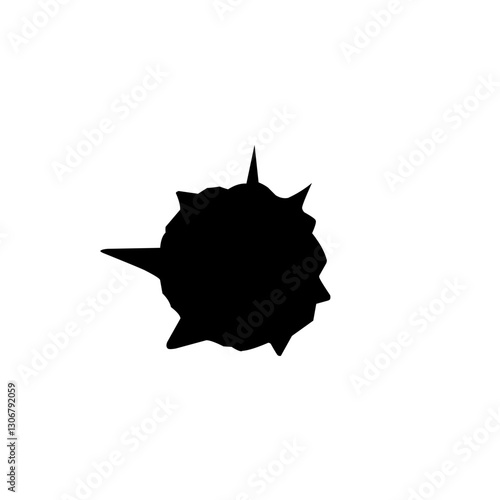 Black Gunshot Holes 
