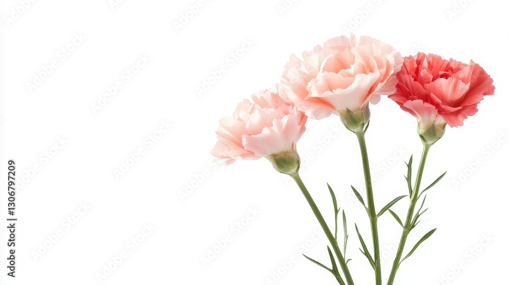 Carnations Floral Trio