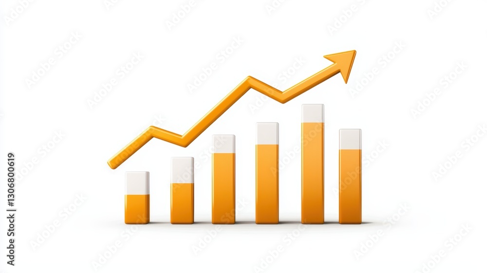 Bullish Candlestick Stock Chart with Trend Analysis Illustrating Market Growth Dynamics Bullish Candlestick Stock Chart with Trend Analysis Illustrating Market Growth Dynamics