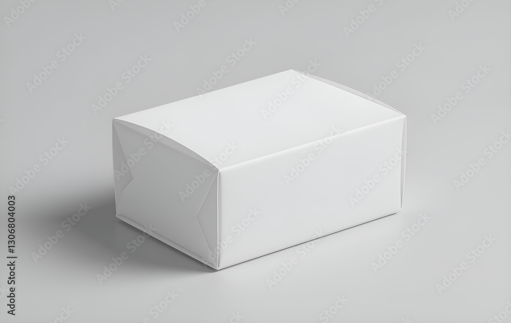 Modern White Cardboard Package Mockup Modern White Cardboard Package Mockup