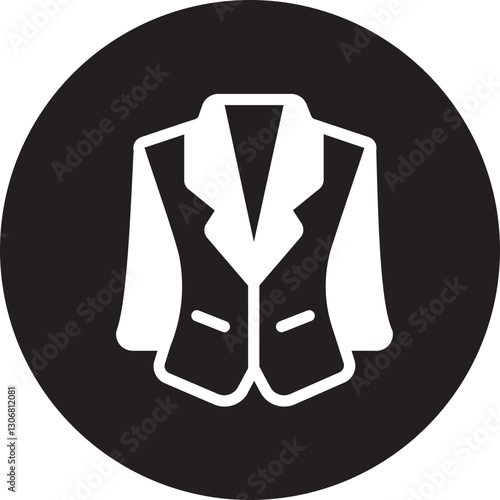 Wedding Suit glyph icon