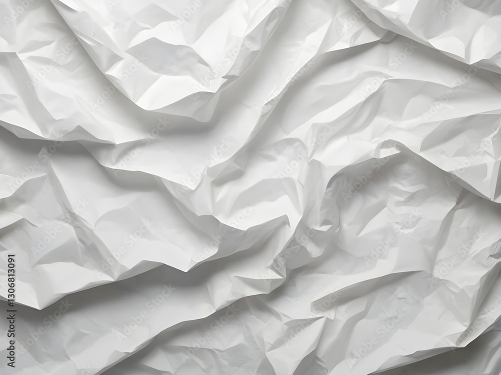 Blank crumpled white Paper Texture background Blank crumpled white Paper Texture background