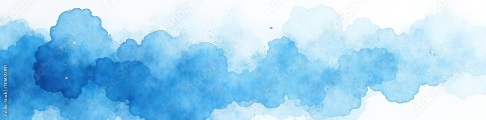 Abstract watercolor wash, blue and white streaks Subtle, ethereal feel , delicate, background, blue Abstract watercolor wash, blue and white streaks Subtle, ethereal feel , delicate, background, blue