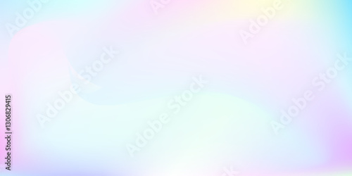 Blurred gradient mesh background. Colorful smooth banner template. Holographic Texture. Metal Gasoline Brochure. Neon Poster. Hologram Gradient. 