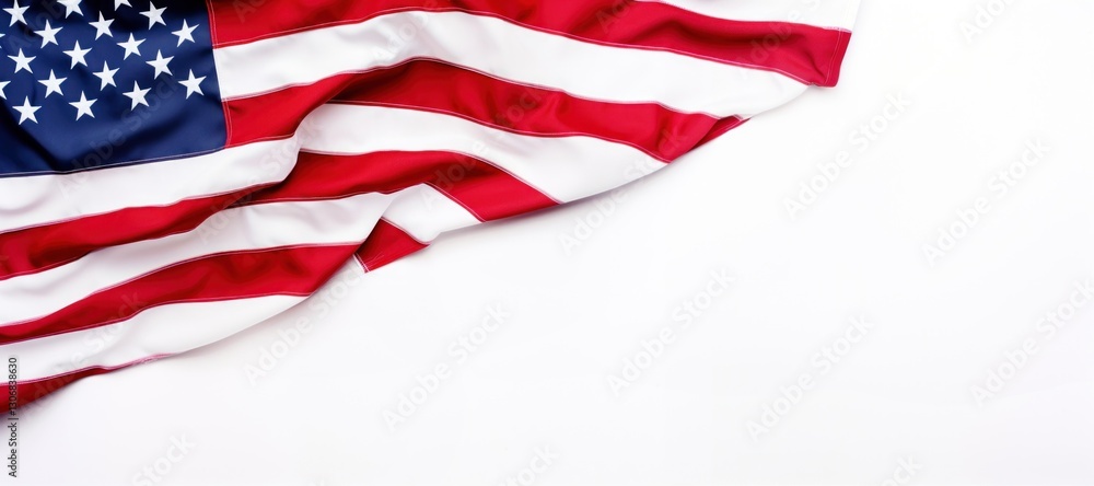 Obraz premium American flag american white american flag.