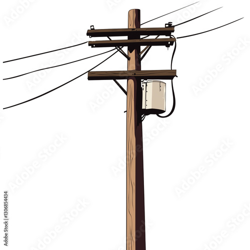 telegraph pole, Transparent background