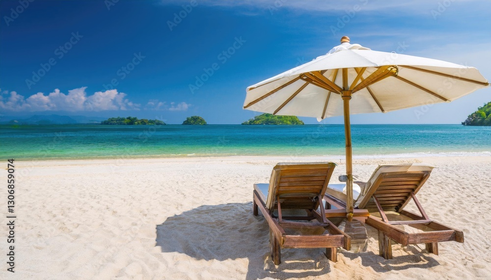 : Tropical beach chaise lounge umbrella summer vacation: Tropical beach chaise lounge umbrella summer vacation : Tropical beach chaise lounge umbrella summer vacation: Tropical beach chaise lounge umbrella summer vacation