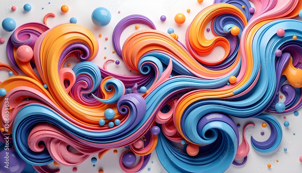 abstract background with waves and dots on white background abstract background with waves and dots on white background