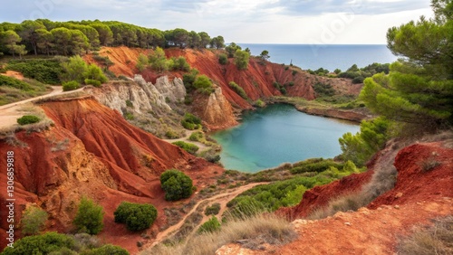 Cava di Bauxite Otranto Panorama: Silhouette Photography at Sunrise/Sunset