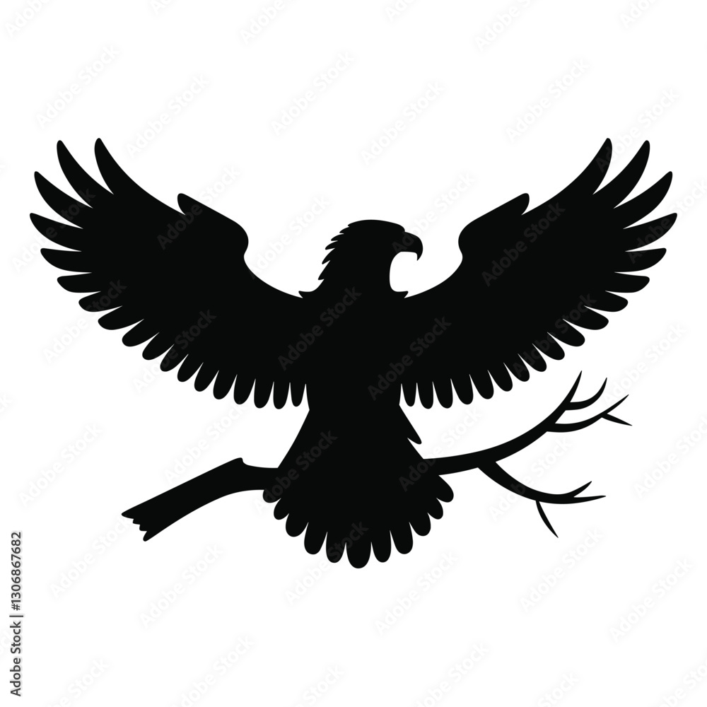 Fototapeta premium Eagle Silhouettes