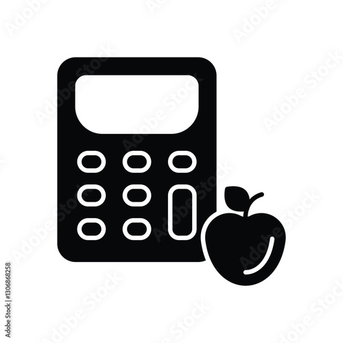 Calculator Icon vector stock illustration