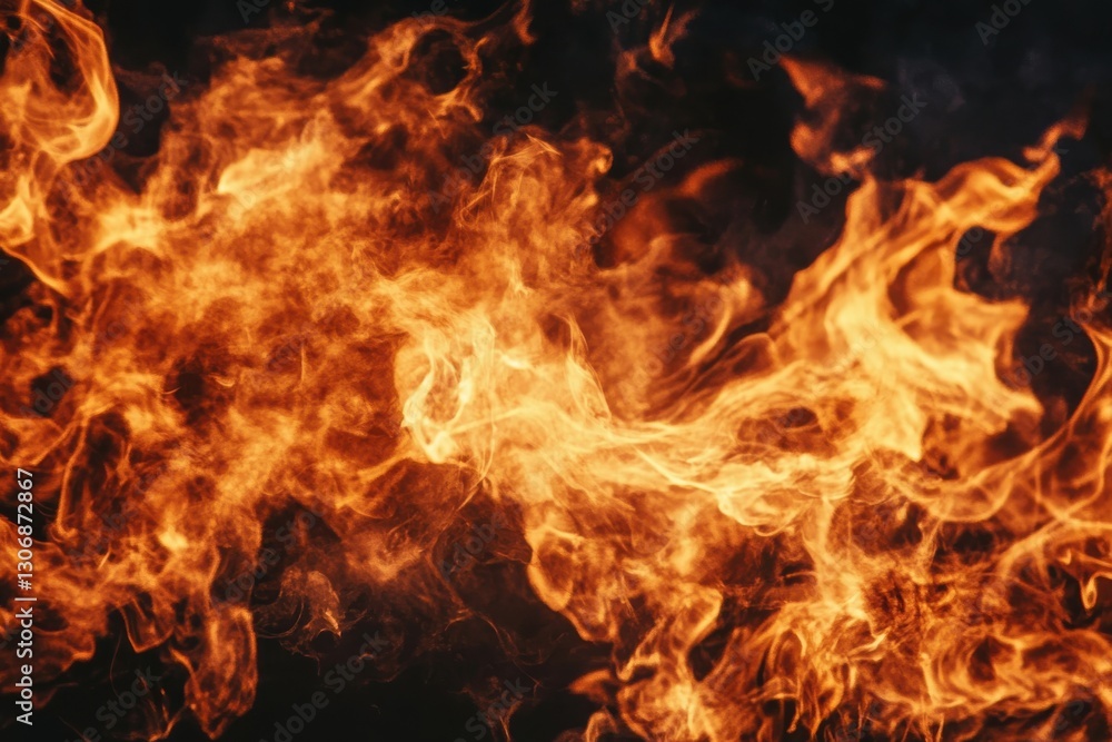 Dynamic fiery flames on pristine background for impactful visuals and creative expressions in various projects Dynamic fiery flames on pristine background for impactful visuals and creative expressions in various projects