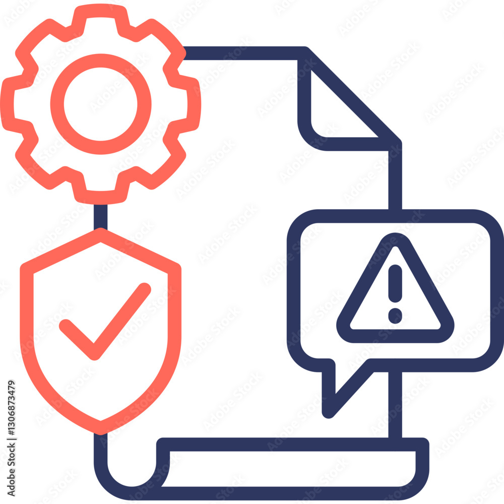 Action Protocol line color icon Action Protocol line color icon