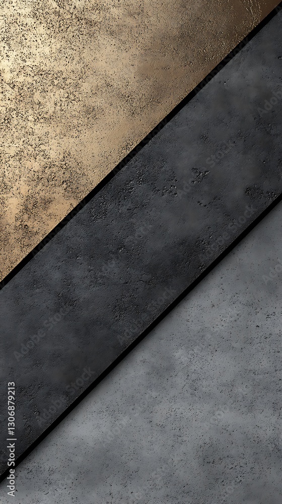 Textured Concrete Layers in Diagonal Gradient Composition, Moody backdrop Textured Concrete Layers in Diagonal Gradient Composition, Moody backdrop