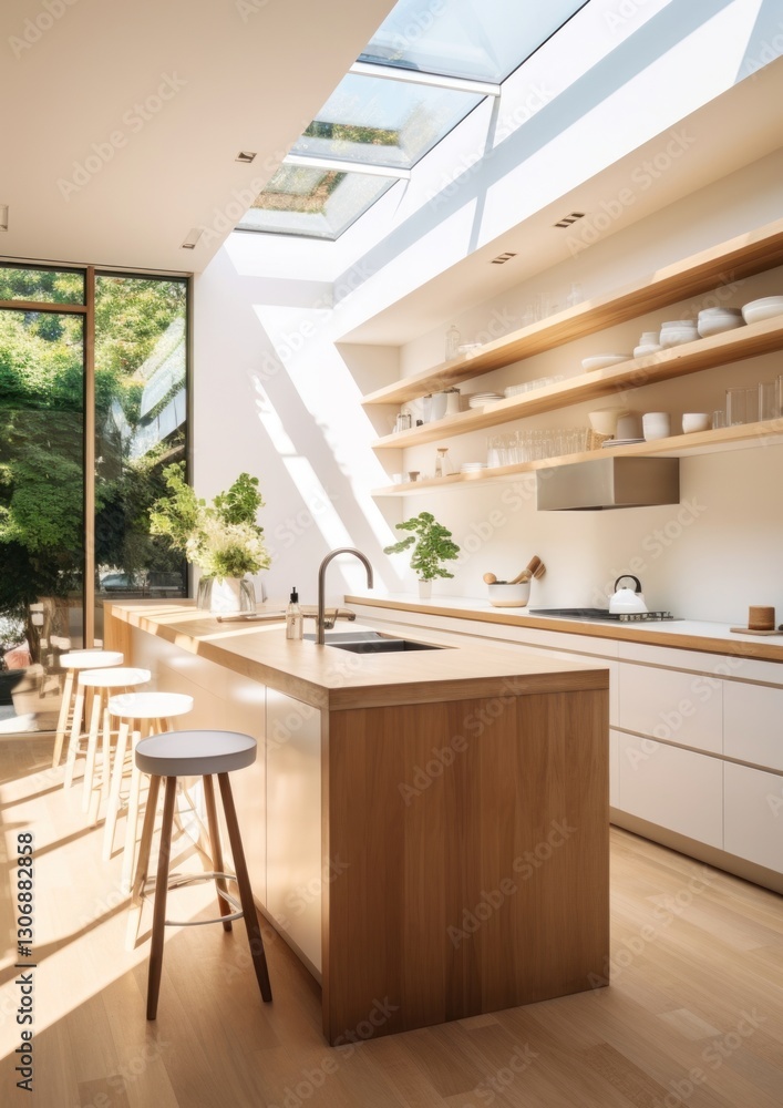 Modern Contemporary kitchen room interior architecture furniture building. Modern Contemporary kitchen room interior architecture furniture building.
