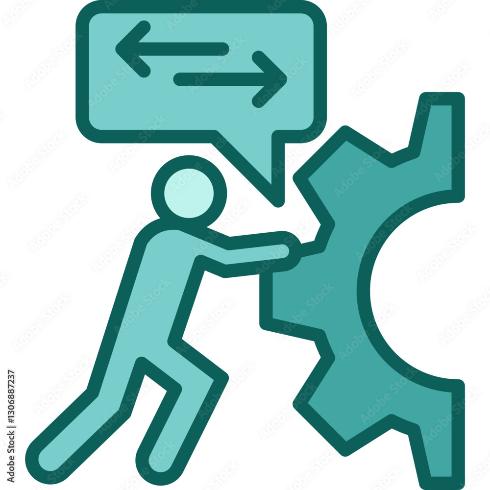 Responsibility solid icon Responsibility solid icon