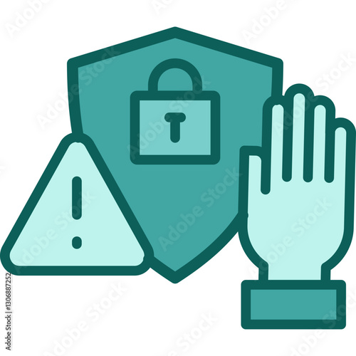 Prevention solid icon