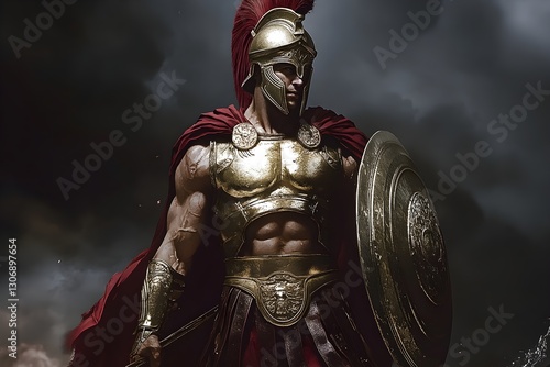 Greek Spartan warrior