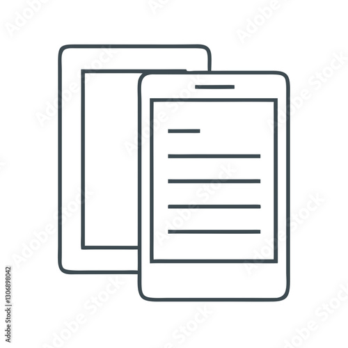 A document icon representing official business contracts, agreements, and legal paperwork. Ideal for financial reports, corporate negotiations, and legal documentation.