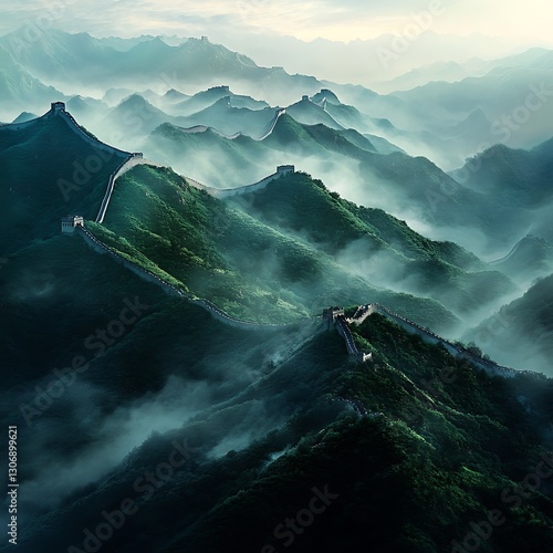 The majestic Great Wall of China