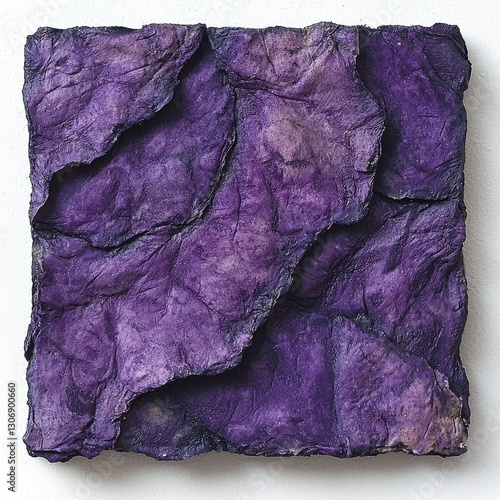 Wallpaper Mural A sheet of vibrant, deep purple paper, its edges framed by a crisp, stark white border, stood as a blank canvas for the imagination to paint its magic upon.  Torontodigital.ca