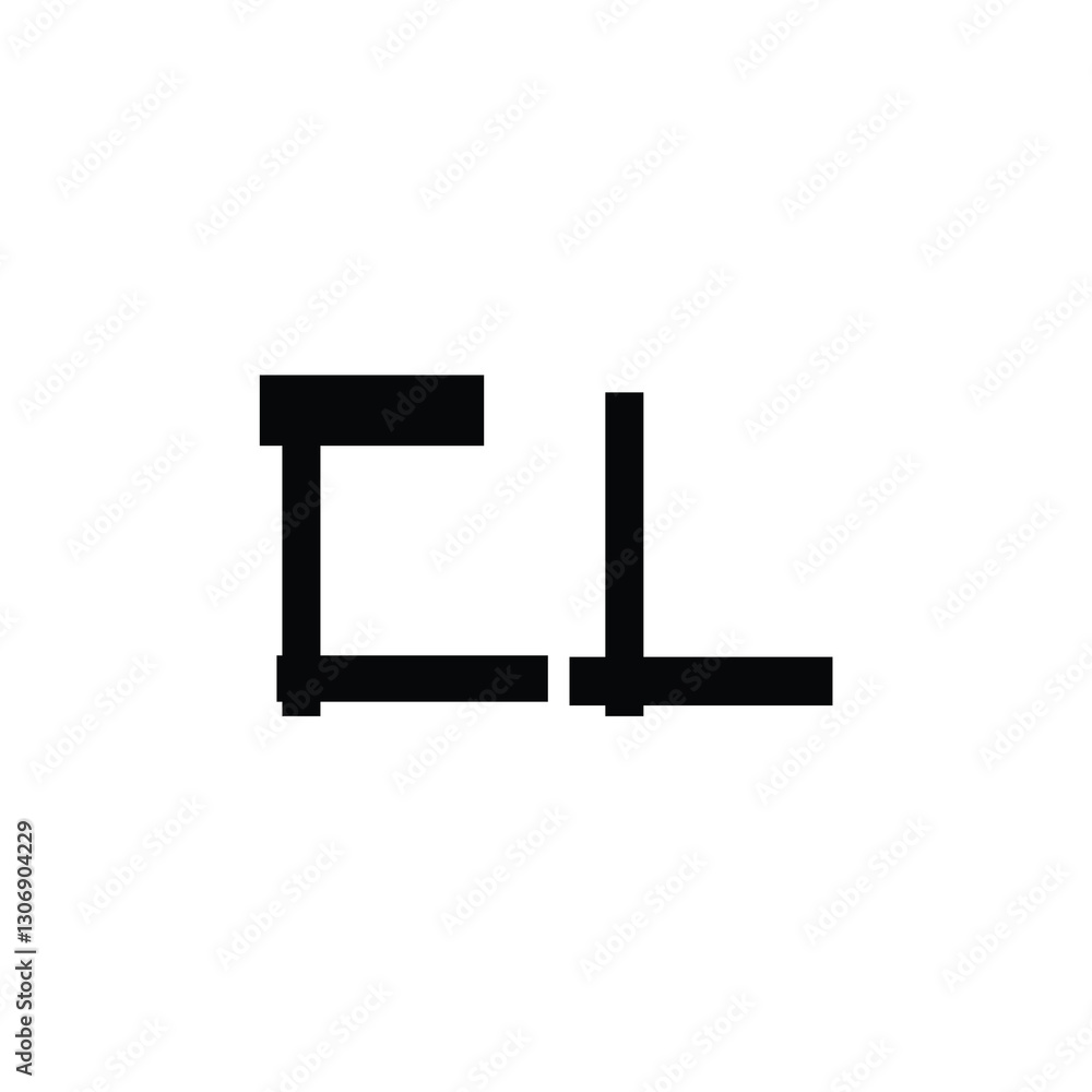 CL monogram logo design letter text name symbol monochrome logotype alphabet character simple logo CL monogram logo design letter text name symbol monochrome logotype alphabet character simple logo