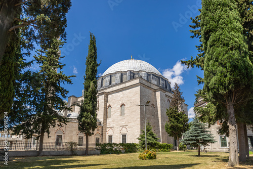 Yavuz Sultan Selim Mosque. a view from the outside.