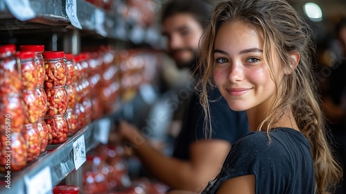 Young adults volunteering a community service event working together to support underprivileged families